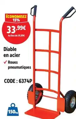 Screwfix Diable en acier offre