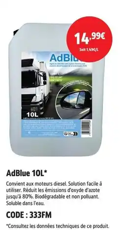 Screwfix ADBLUE offre