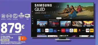 E.Leclerc Espace Culturel SAMSUNG Tv qled 55q80d 55" (pouces) offre