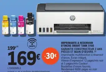 E.Leclerc Espace Culturel Imprimante a reservoir d'encre smart tank 5105 offre