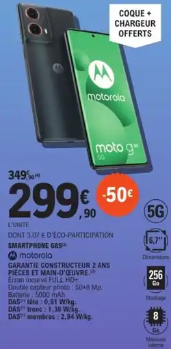 E.Leclerc Espace Culturel MOTOROLA Smartphone g85 offre