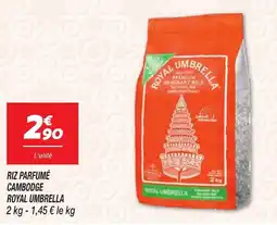 Netto ROYAL UMBRELLA Riz parfumé cambodge offre