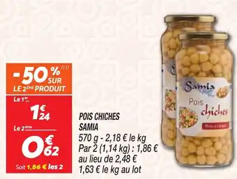 Netto SAMIA Pois chiches offre