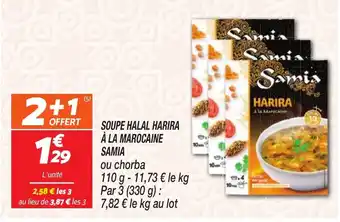 Netto SAMIA Soupe halal harira à la marocaine offre