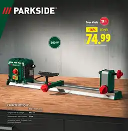 Lidl PARKSIDE® Tour à bois offre