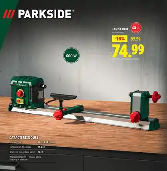 Lidl PARKSIDE® Tour à bois offre