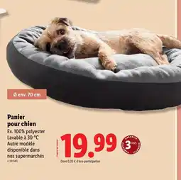 Lidl Panier pour chien offre