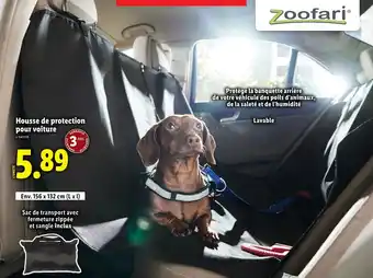 Lidl ZOOFARI Housse de protection pour voiture offre