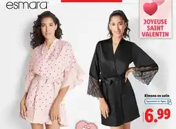 Lidl ESMARA Kimono en satin offre