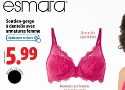 Lidl ESMARA Soutien-gorge à dentelle avec armatures femme offre
