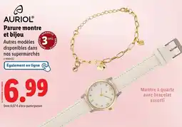 Lidl AURIOLⓇ Parure montre et bijou offre