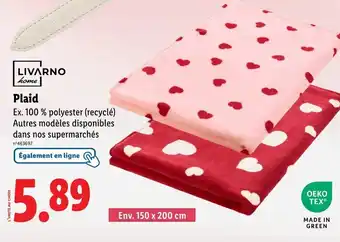 Lidl LIVARNO HOME Plaid offre