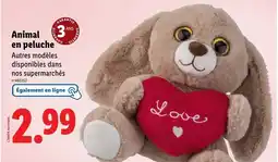 Lidl Animal en peluche offre