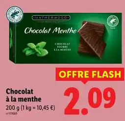 Lidl HATHERWOOD Chocolat à la menthe offre