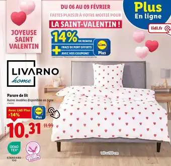 Lidl LIVARNO HOME Parure de lit offre