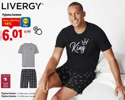 Lidl LIVERGY Pyjama homme offre