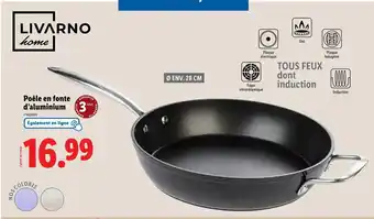 Lidl LIVARNO HOME Poêle en fonte d'aluminium offre