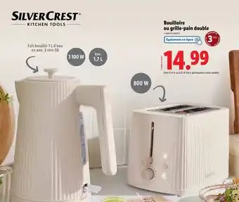 Lidl SILVERCREST® Bouilloire ou grille-pain double offre