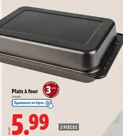 Lidl Plats à four offre