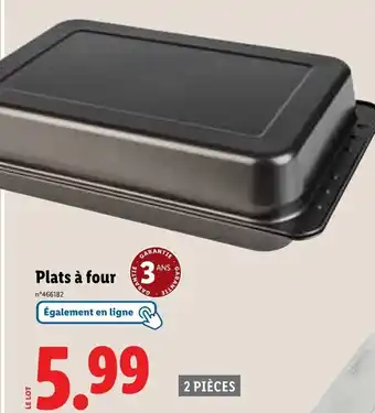 Lidl Plats à four offre