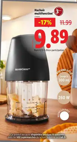 Lidl SILVER CREST Hachoir multifonction offre