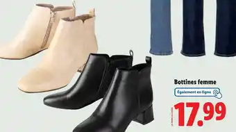 Lidl ESMARA Bottines femme offre