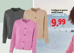 Lidl ESMARA Cardigan en grosse maille femme offre