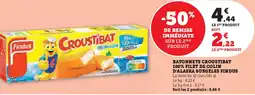 Super U Findus batonnets croustibat 100% filet de colin d'alaska surgeles offre