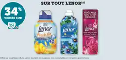 Super U Lenor sur tout offre