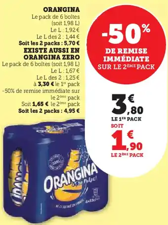 Super U Orangina offre