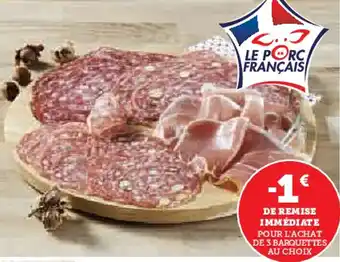 Super U Le porc français jambon sec de savoie offre