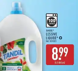 ALDI Tandil lessive liquide offre