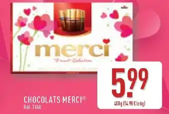 ALDI Merci chocolats offre