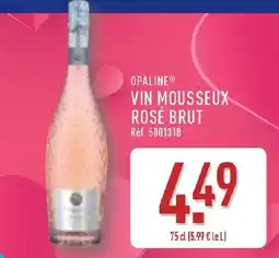 ALDI Opaline vin mousseux rose brut offre