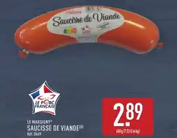 ALDI Le marsigny saucisse de viande offre