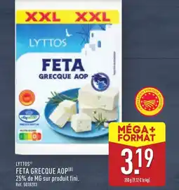 ALDI Lyttos feta grecque aop offre