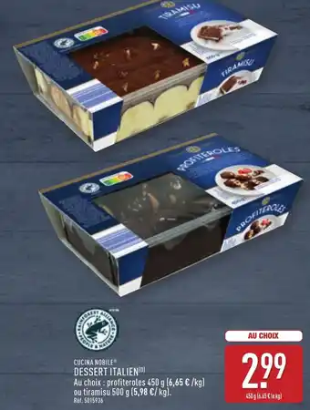 ALDI Cucina nobile dessert italien offre