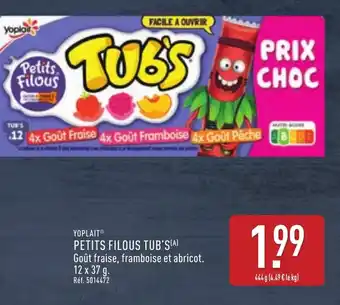 ALDI Yoplait petits filous tub's offre