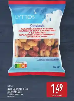 ALDI Lyttos noix caramélisées à la grecque offre