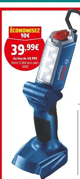 Screwfix BOSCH Lampe professionnelle offre