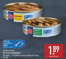 ALDI Golden seafood petites sardines offre