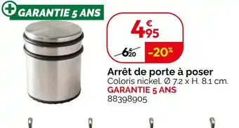 Weldom Arrêt de porte à poser offre