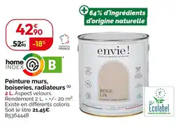 Weldom envie! Peinture murs, boiseries, radiateurs offre