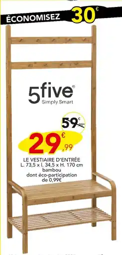 Stokomani 5five Le vestiaire d’entrée offre