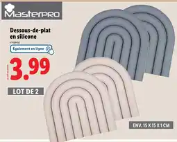 Lidl Dessous-de-plat en silicone offre