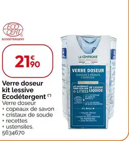 Weldom Verre doseur kit lessive ecodétergent offre