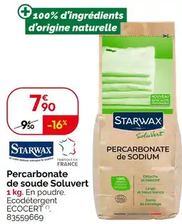 Weldom Starwax Percarbonate de soude Soluvert offre