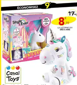 Stokomani Canal Toys La licorne diy offre