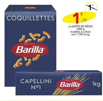 Stokomani Barilla La boîte de pâtes offre