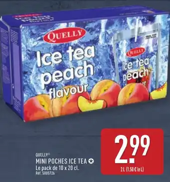 ALDI Quelly mini poches ice tea offre